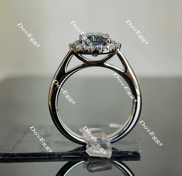 DovEggs halo engagement ring semi-mount only(Exclusively to DovEggs Stones)