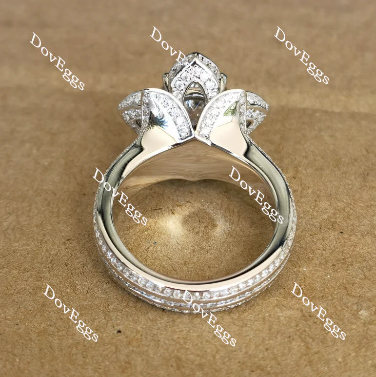 llka's flower dream round full eternity channel set engagement ring only semi-mount only(Exclusively to DovEggs Stones)