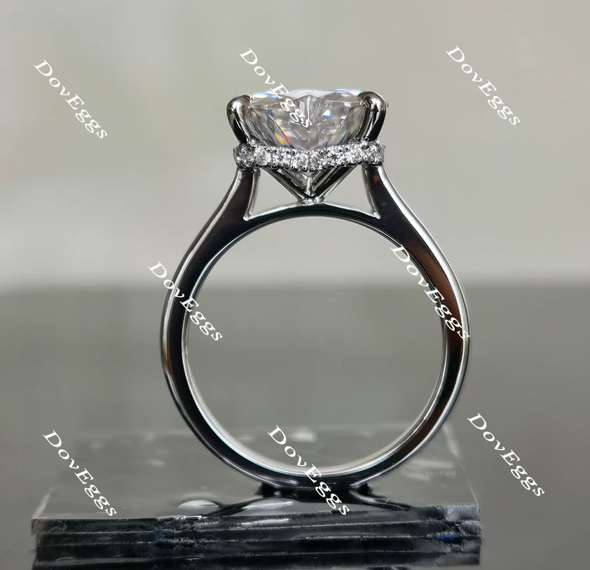 Doveggs Melissa solitaire engagement ring semi-mount only(Exclusively to DovEggs Stones)