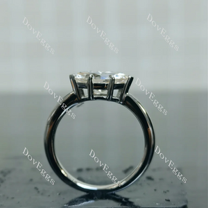 Doveggs solitaire bezel engagement ring semi-mount only(Exclusively to DovEggs Stones)