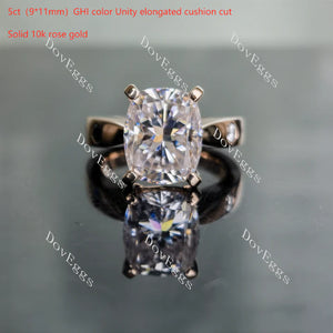 Doveggs art deco engagement ring only semi-mount only(Exclusively to DovEggs Stones)