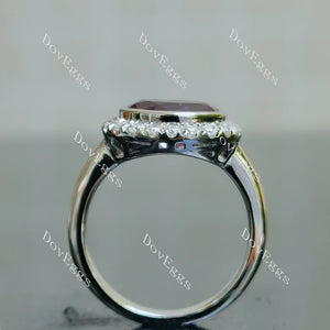 The SANDS Oval halo engagement ring semi-mount only(Exclusively to DovEggs Stones)