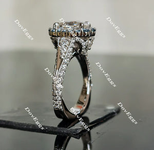 DovEggs halo engagement ring semi-mount only(Exclusively to DovEggs Stones)