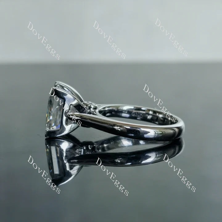 Doveggs pave engagement ring semi-mount only(Exclusively to DovEggs Stones)