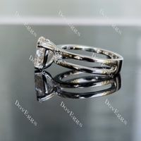 Doveggs solitaire engagement ring semi-mount only(Exclusively to DovEggs Stones)