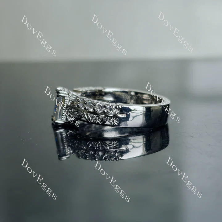 Doveggs pave engagement ring semi-mount only(Exclusively to DovEggs Stones)