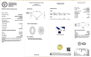 Doveggs 1.01 ct oval D color VS1 Clarity Excellent cut lab diamond stone(certified)