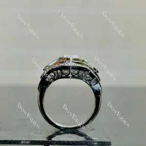 DovEggs vintage art deco halo engagement ring semi-mount only(Exclusively to DovEggs Stones)