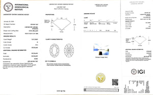Doveggs 1.03 ct oval G color VS2 Clarity Excellent cut lab diamond stone(certified)