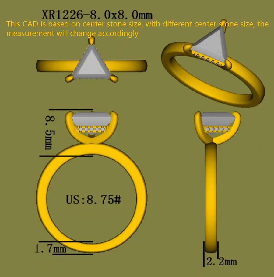 DovEggs hidden halo engagement ring semi-mount only(Exclusively to DovEggs Stones)