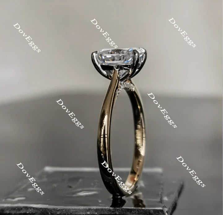 DovEggs pave engagement ring only semi-mount only(Exclusively to DovEggs Stones)