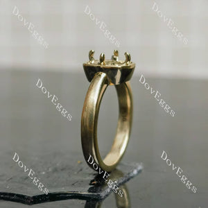 Doveggs solitaire engagement ring only semi-mount only(Exclusively to DovEggs Stones)