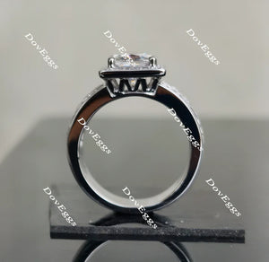 Doveggs halo engagement ring only semi-mount only(Exclusively to DovEggs Stones)