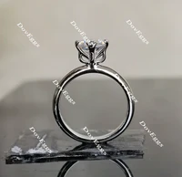 Doveggs solitaire art deco engagement ring semi-mount only(Exclusively to DovEggs Stones)