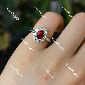 DovEggs halo engagement ring semi-mount only(Exclusively to DovEggs Stones)