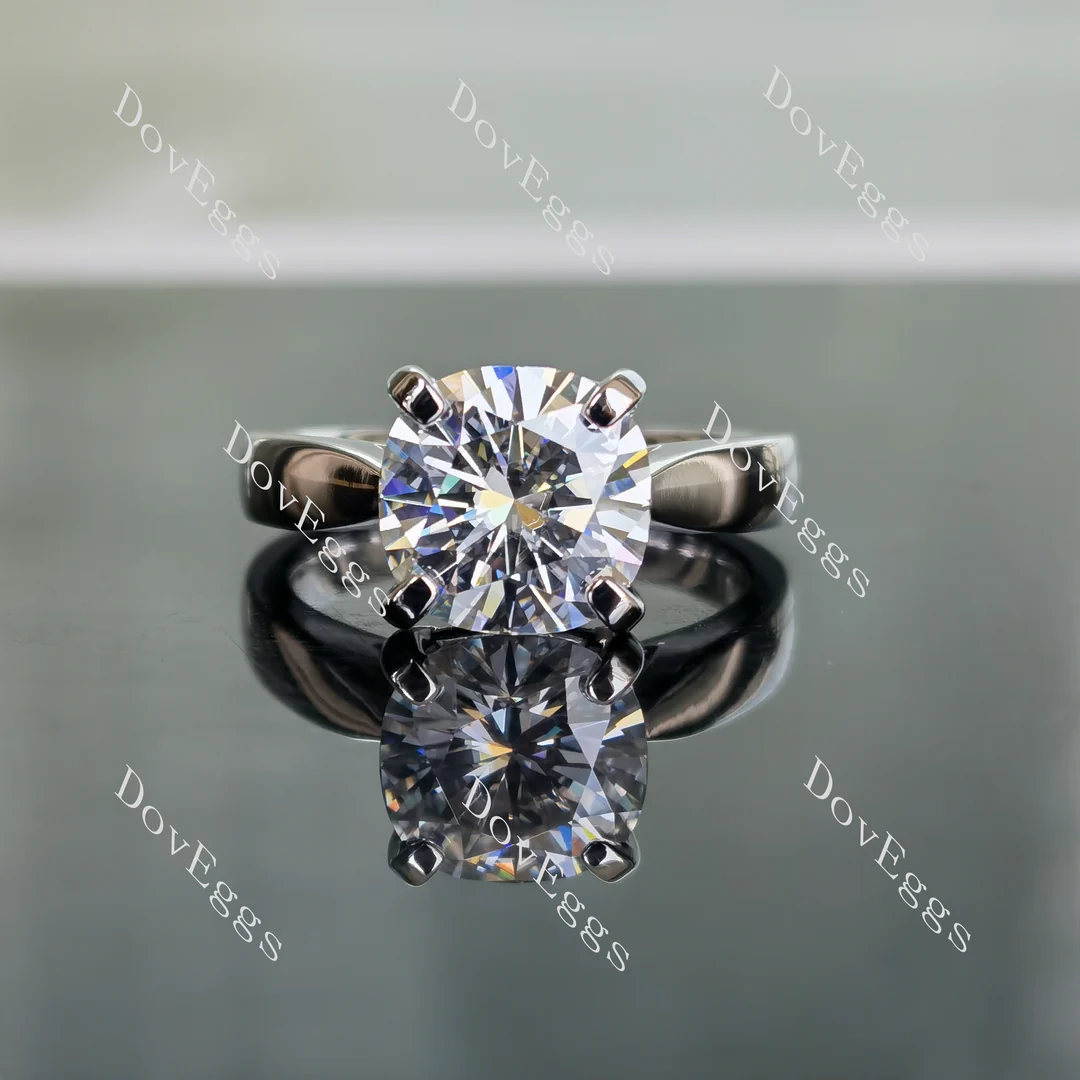 Doveggs solitaire engagement ring semi-mount only(Exclusively to DovEggs Stones)