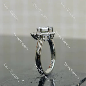 The Gatsby halo engagement ring semi-mount only(Exclusively to DovEggs Stones)