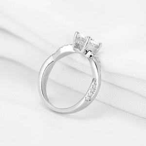 DovEggs curved engagement ring only semi-mount only(Exclusively to DovEggs Stones)