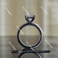 Doveggs solitaire art deco engagement ring semi-mount only(Exclusively to DovEggs Stones)