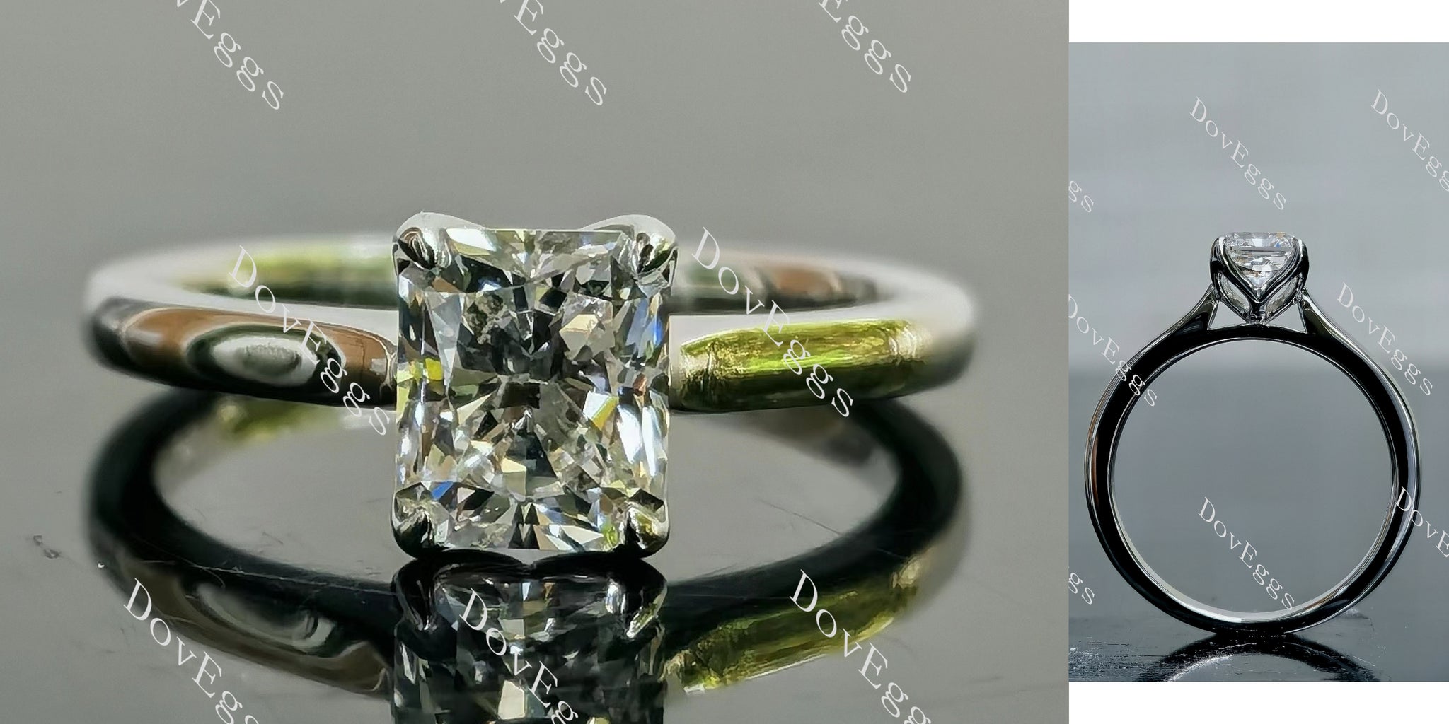 Radiant Solitaire Lab Grown Diamond