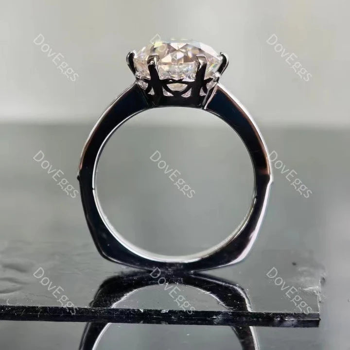 Doveggs channel set engagement ring semi-mount only(Exclusively to DovEggs Stones)