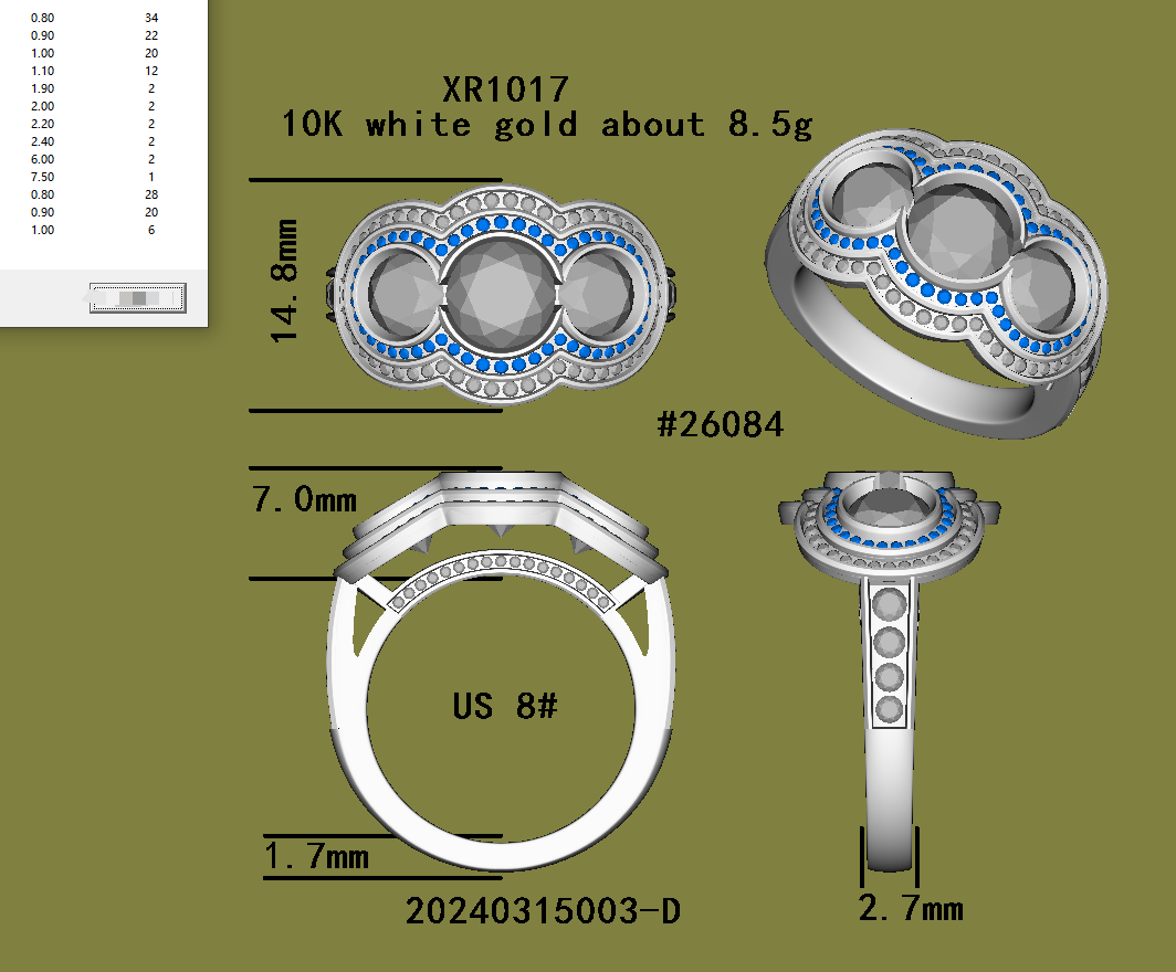 Customization of XR1017